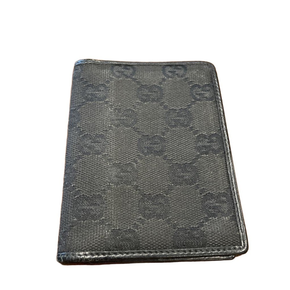 Gucci GG Leather/Canvas Britt Key Holder and Wallet set. Black/silver WLT2 - Picture 9 of 15